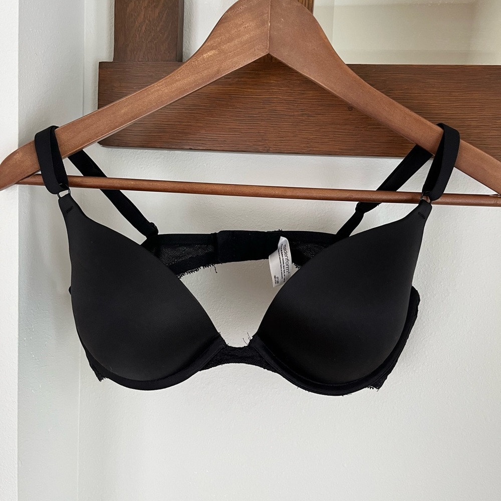 Maidenform 07180 One Fab Fit Lift Push Up Bra Lace Trim